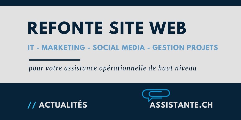 Nouveau look pour le site web Assistante.ch