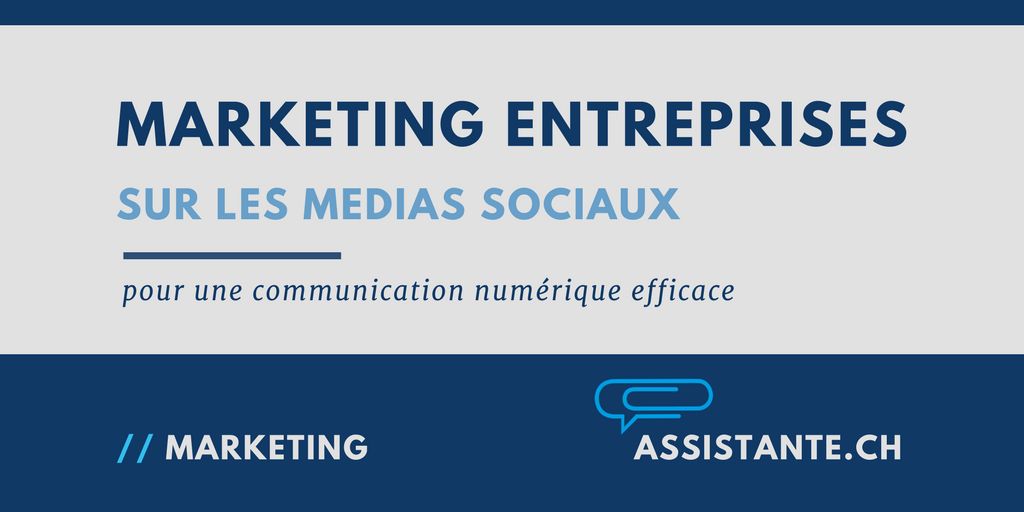 Le marketing d'une entreprise sur les médias sociaux