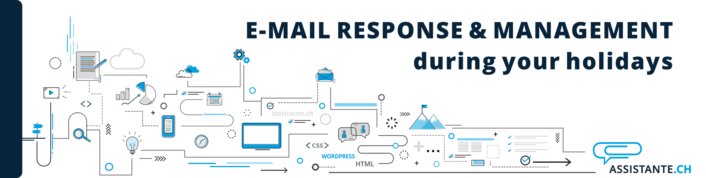 e-mail response and management during your holidays in Switzerland or abroad