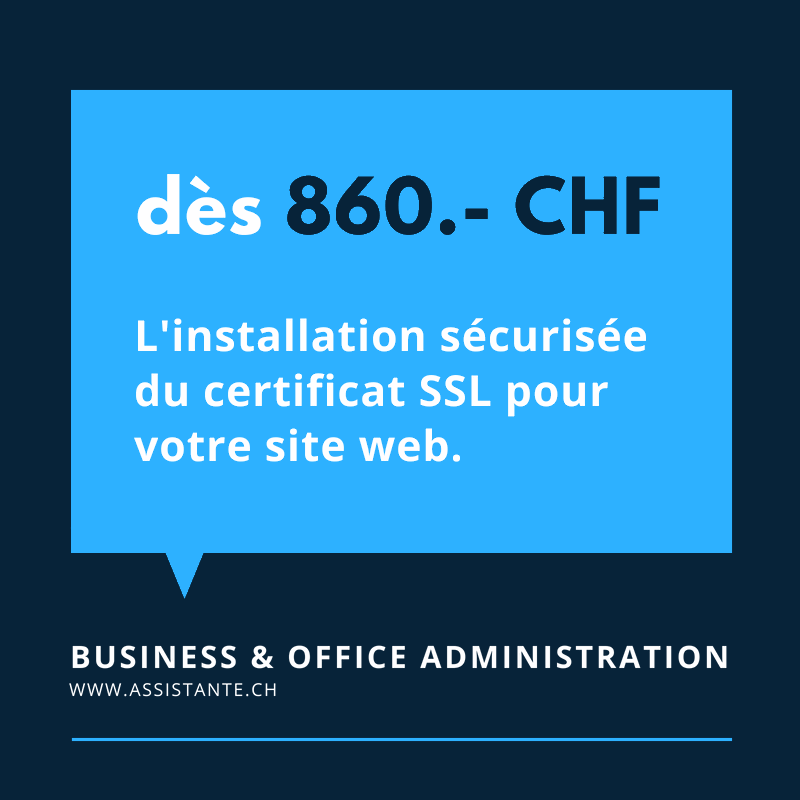installation certificat SSL site web en Suisse