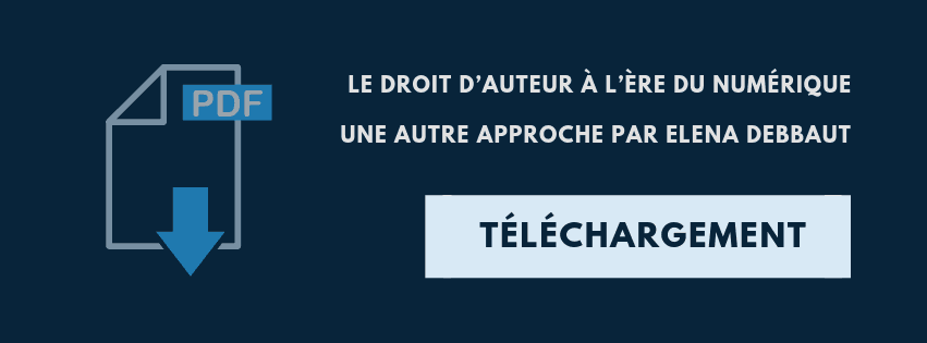 Livre Blanc - Le droit d’auteur à l’ère du numérique – une autre approche par Elena Debbaut