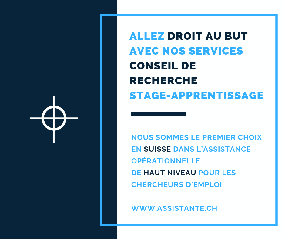 offre de conseils recherche premier stage ou apprentissage en Suisse Romande