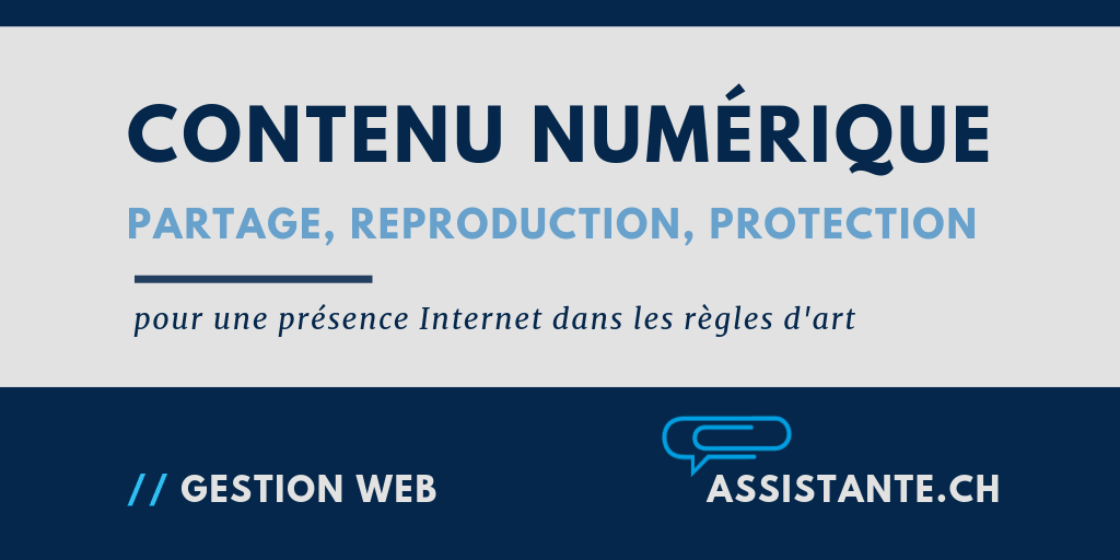 [infographique] Partage, Reproduction et Protection du Contenu Numérique