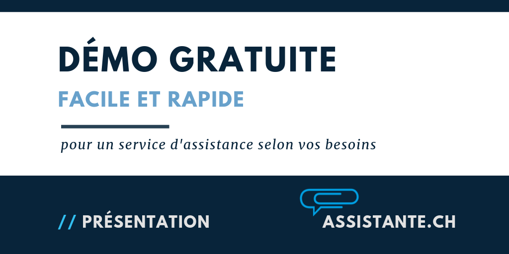 La démo gratuite avec Assistante.ch - services de soutien aux entreprises