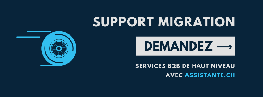 support administratif et technique pour la migration de votre site Internet - agence en Suisse Romande - sur site ou à distance