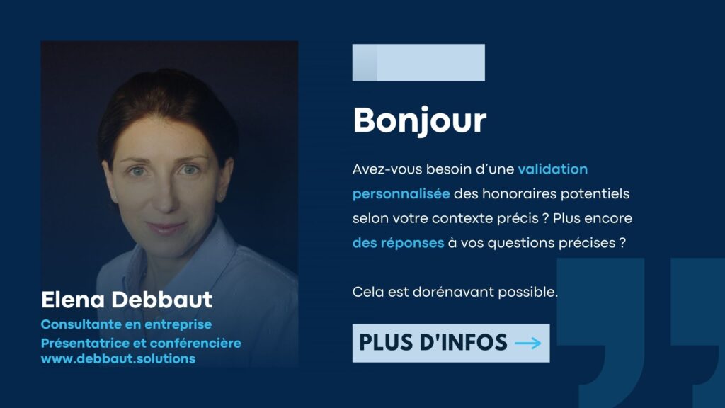 conseils et coaching pour devenir conférencier en Suisse - Elena Debbaut, consultante en entreprise, présentatrice et conférencière en Suisse et Europe Occidentale et Europe de l'Est