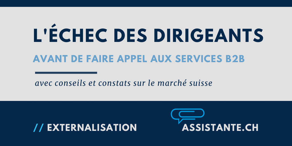 Besoin réel d'une assistance indépendante externe ? Les dirigeants en Suisse échouent pour diverses raisons à faire un choix correcte.