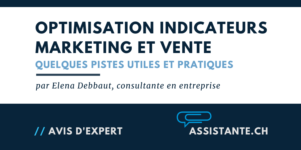 Optimisation des indicateurs de performance marketing et vente